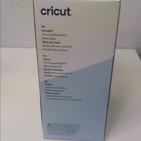 Cricut EasyPress Mini in White and Blue - Picture 3 of 4